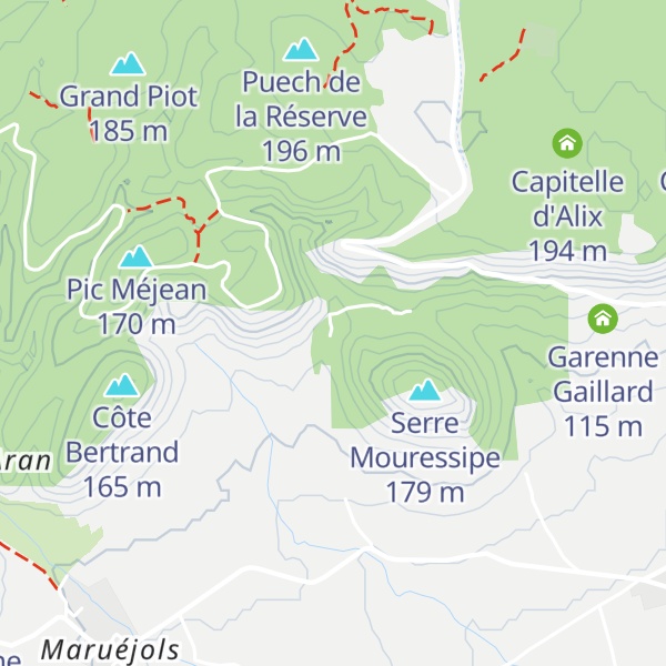 Map of Garenne de Farjon
