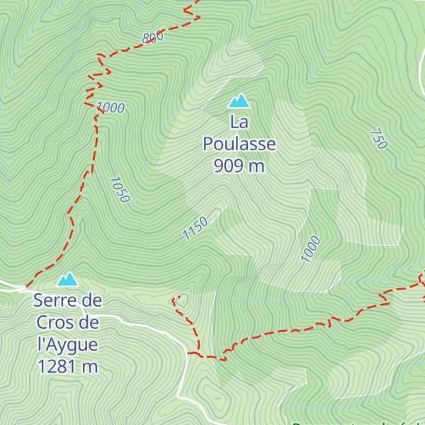 Map of Petit Mont Aigu