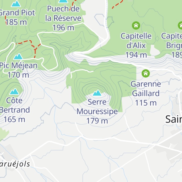 Map of Garenne de Bancel
