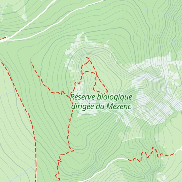 Map of Mont Mézenc