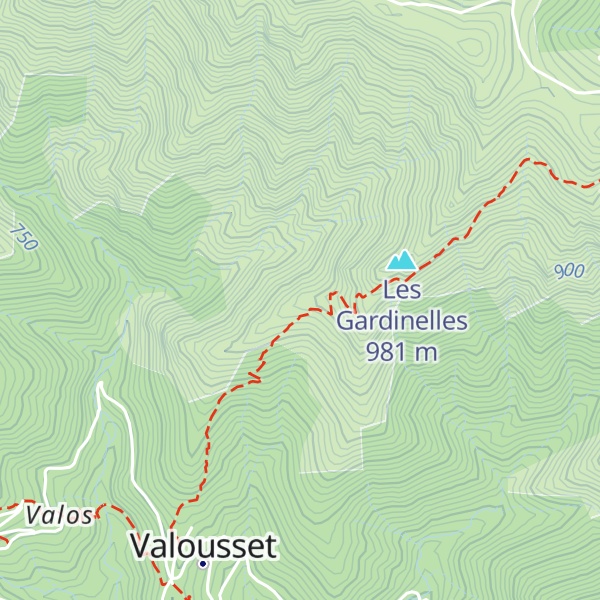 Map of Les Taillades