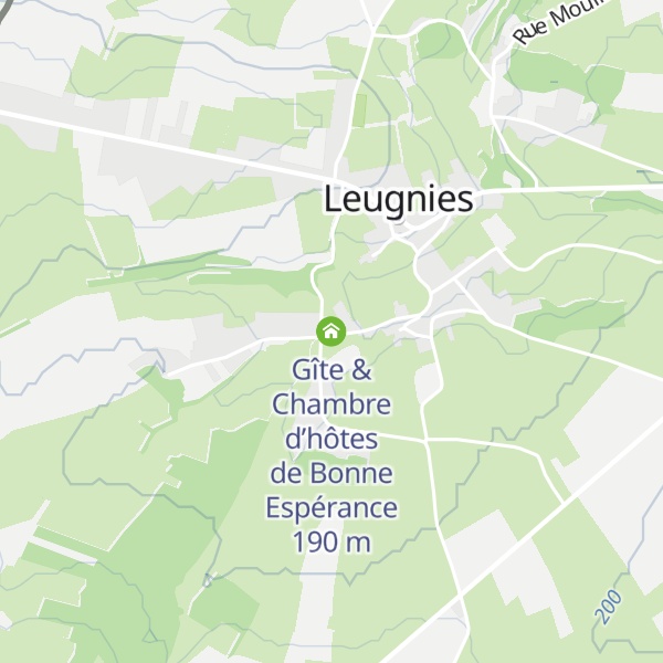 Map of Gîte & Chambre d’hôtes de Bonne Espérance
