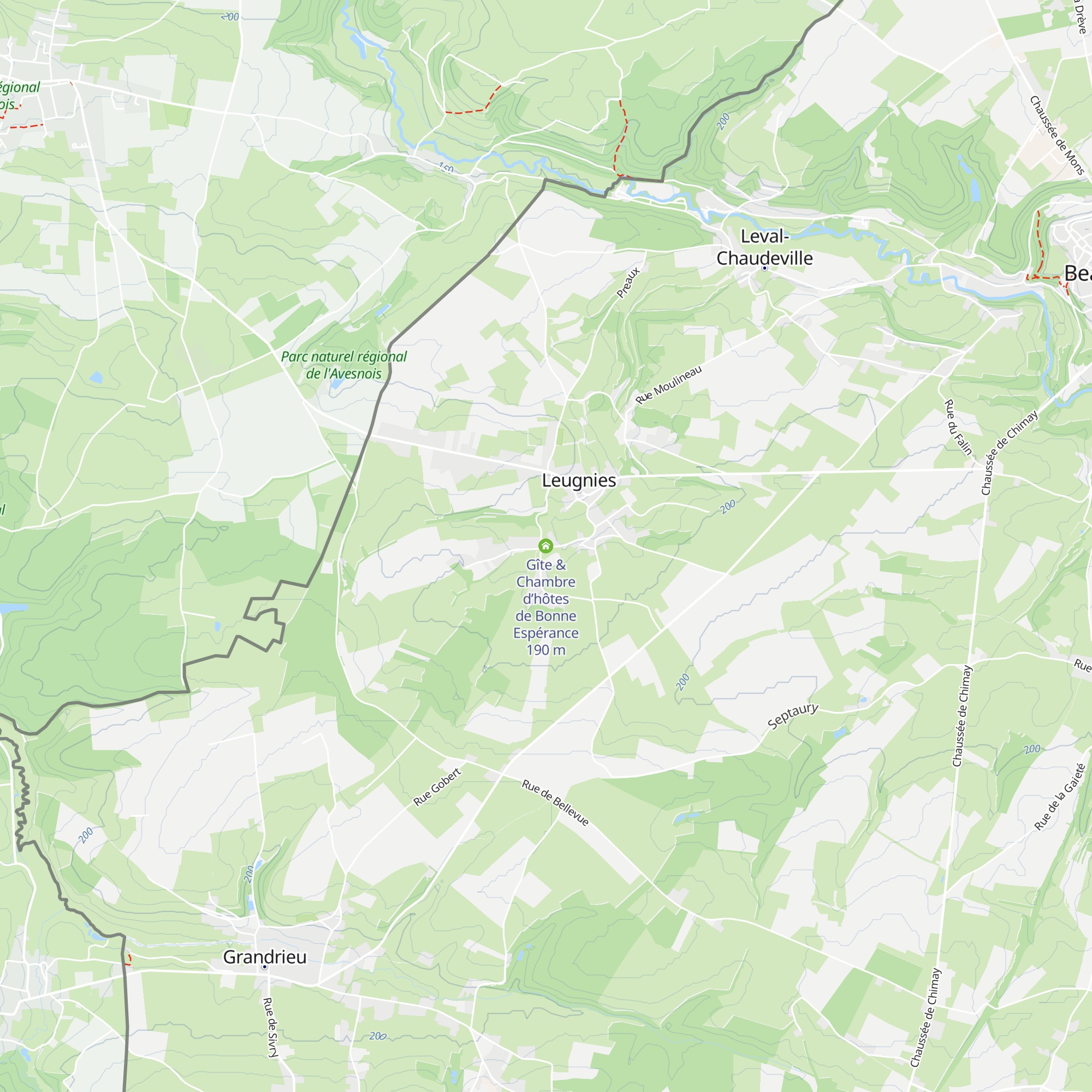 Gîte & Chambre d’hôtes de Bonne Espérance map