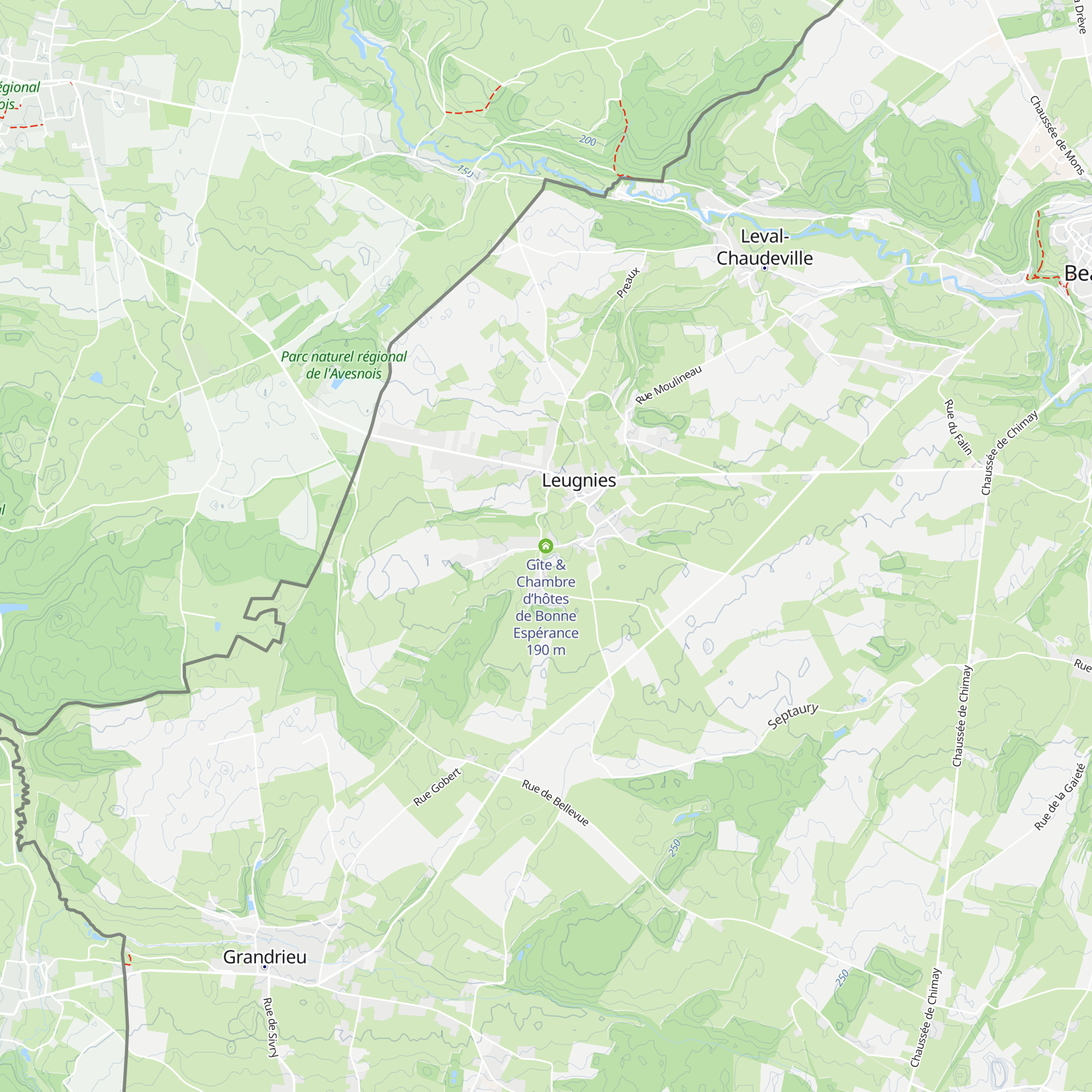 Gîte & Chambre d’hôtes de Bonne Espérance map