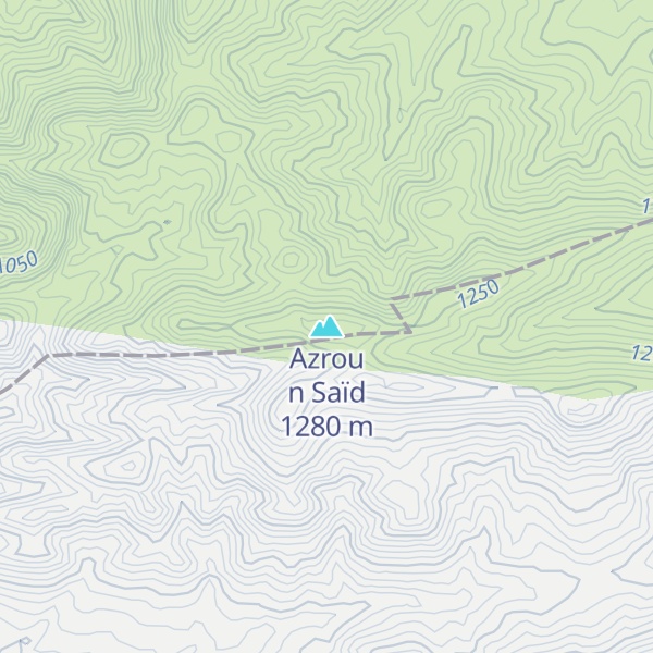 Map of Azrou n Saïd