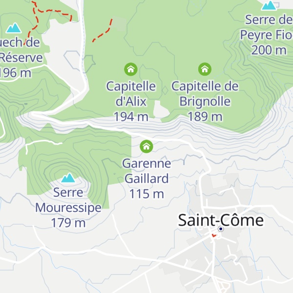 Map of Garenne Gaillard