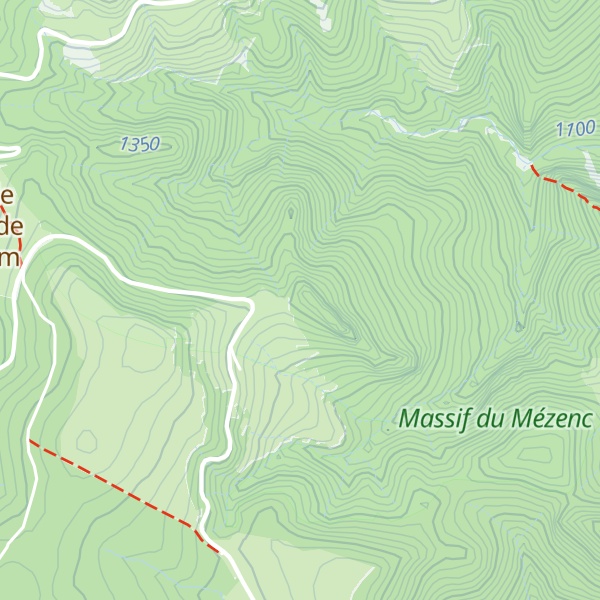 Map of Rocher des Pradoux