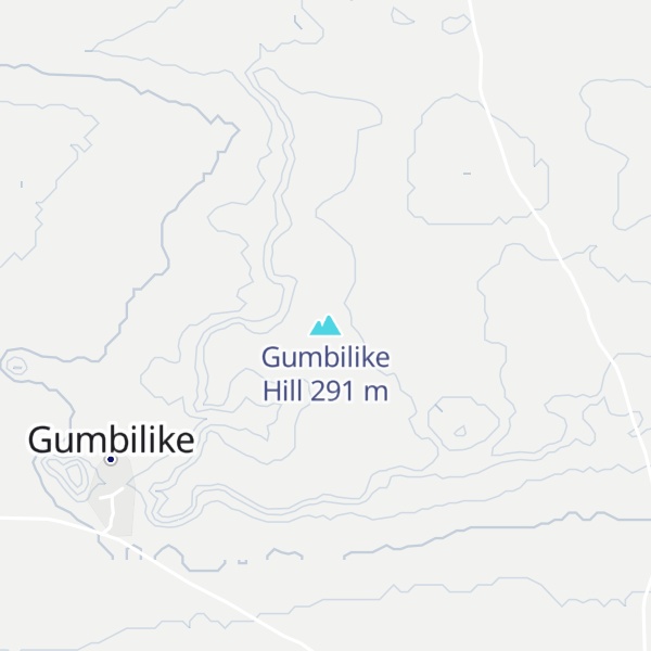 Map of Gumbilike Hill