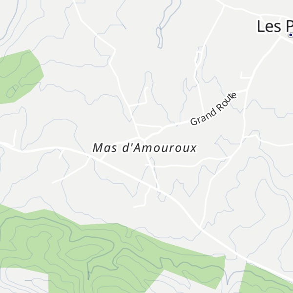 Map of Gîte du Mas Amouroux