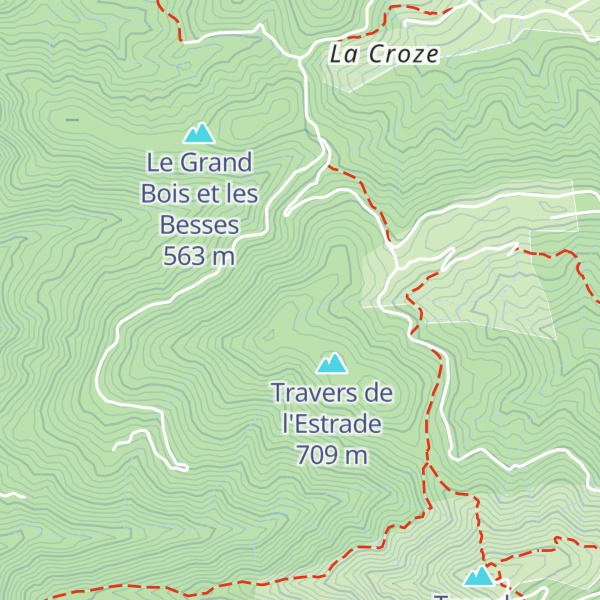 Map of Les Coules