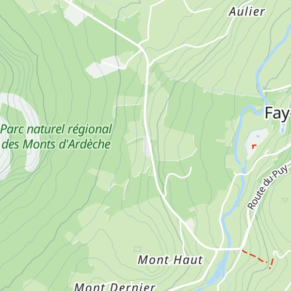 Map of Gîte Les Chênes