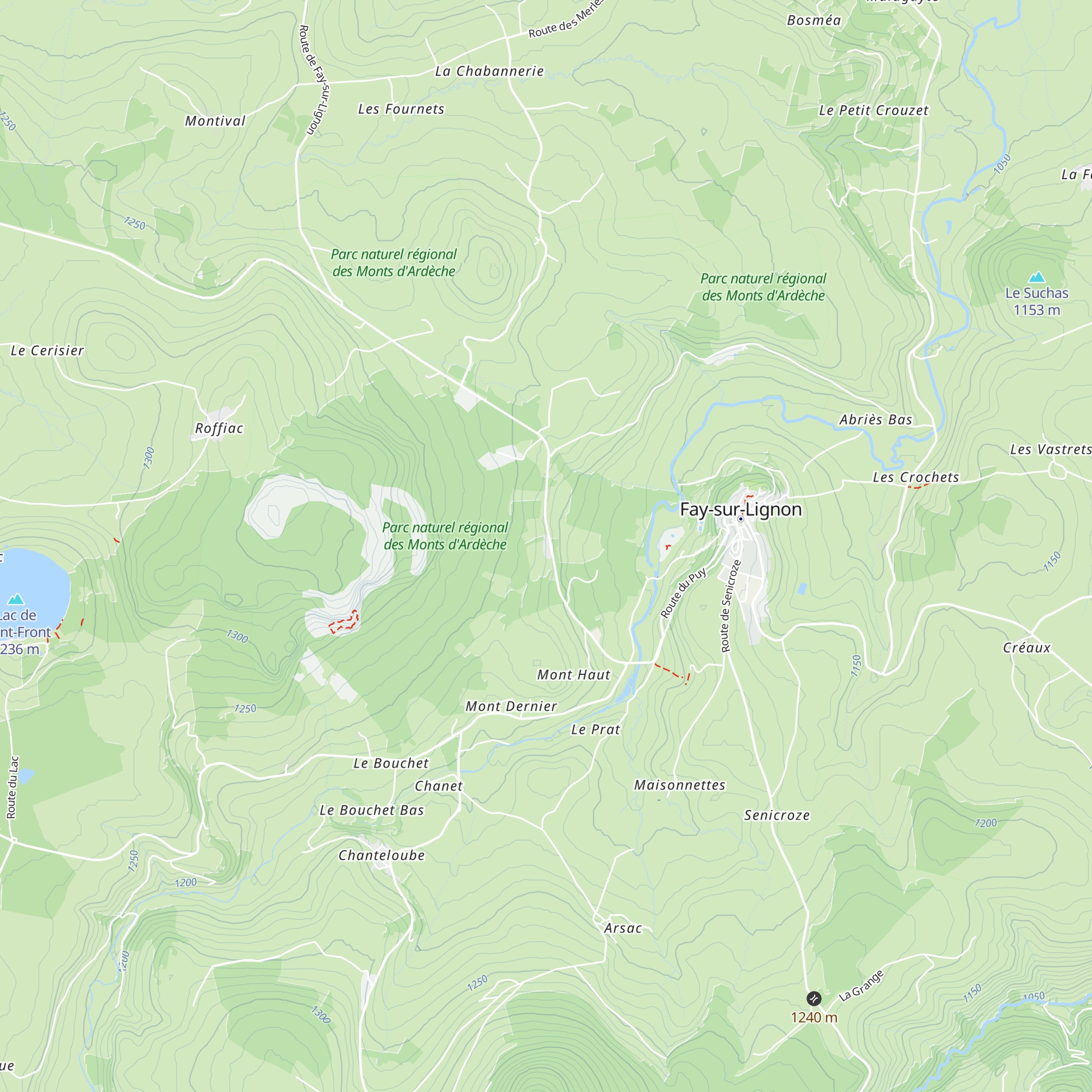 Gîte Les Chênes map