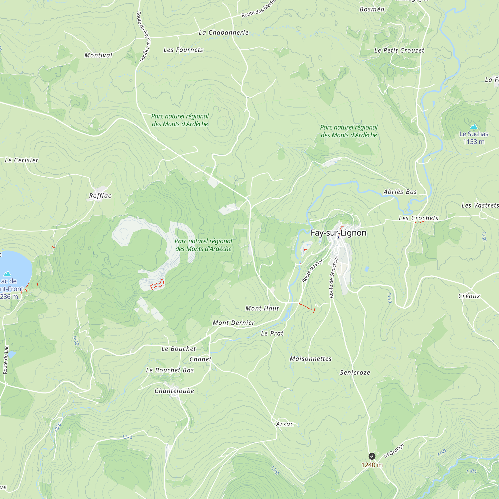 Gîte Les Chênes map