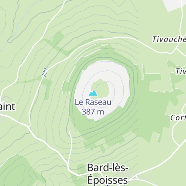Map of Le Raseau