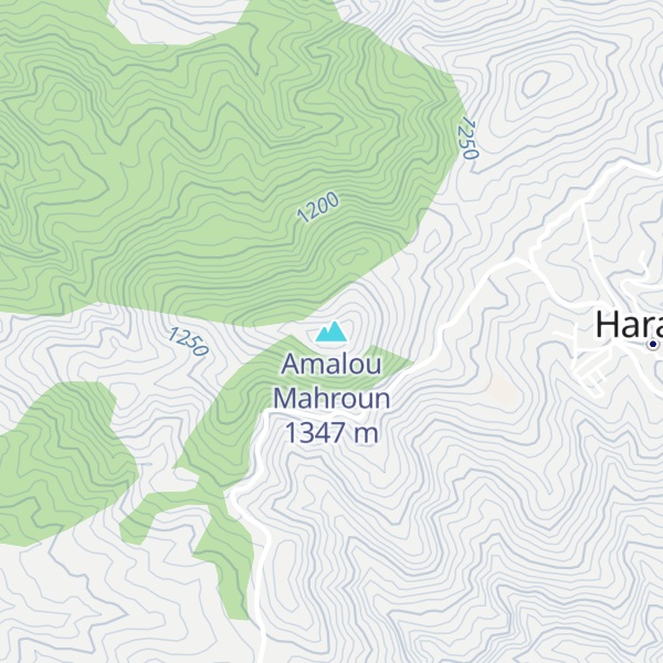 Map of Amalou Mahroun