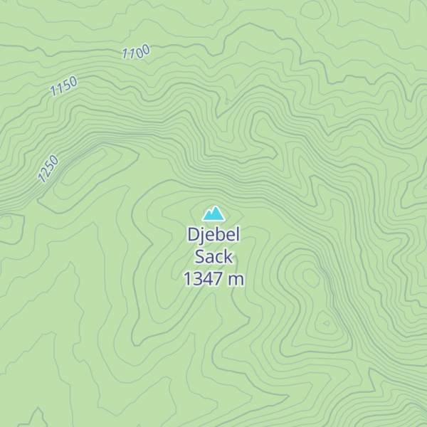 Map of Djebel Sack