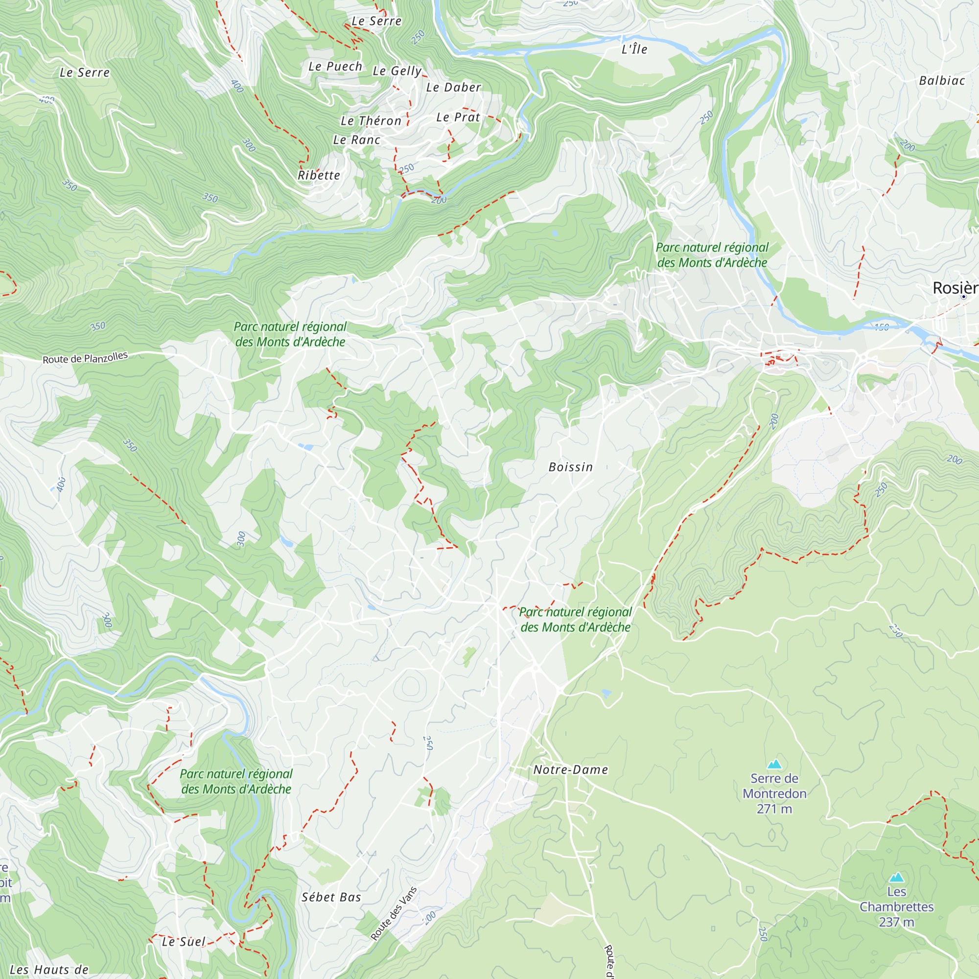 Gîte Les Violettes map