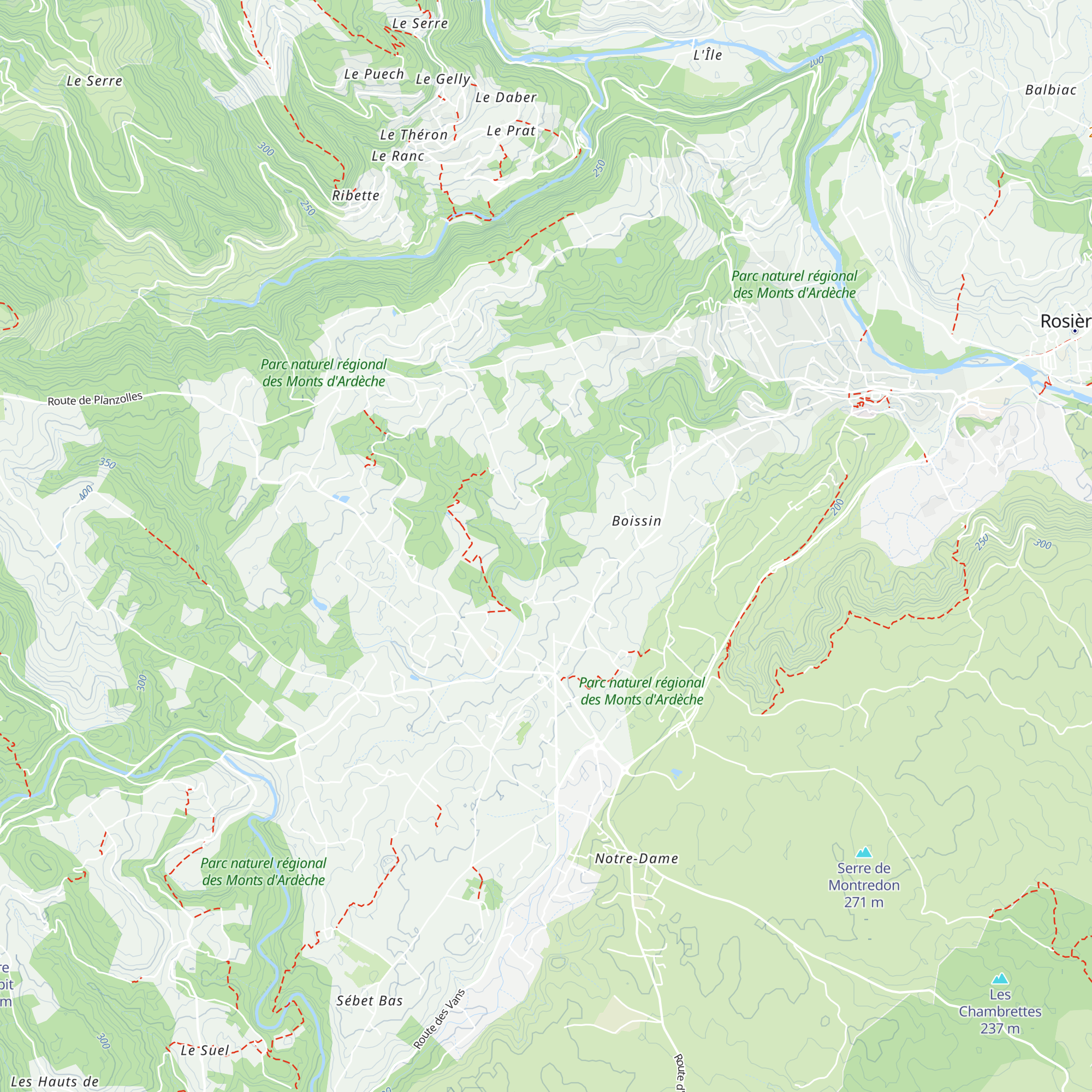 Gîte Les Violettes map