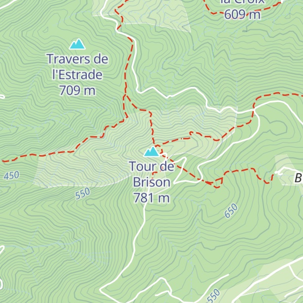Map of Tour de Brison