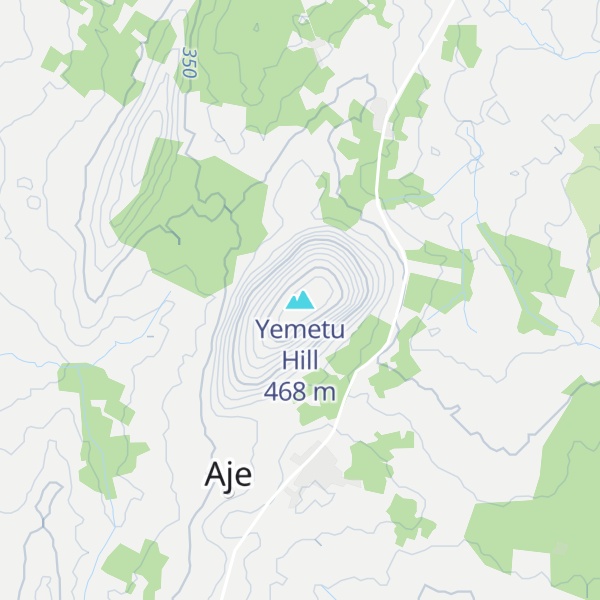 Map of Yemetu Hill
