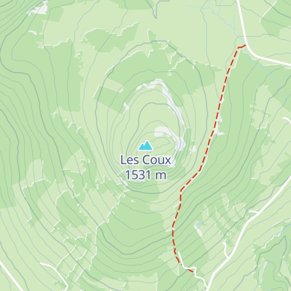 Map of Les Coux