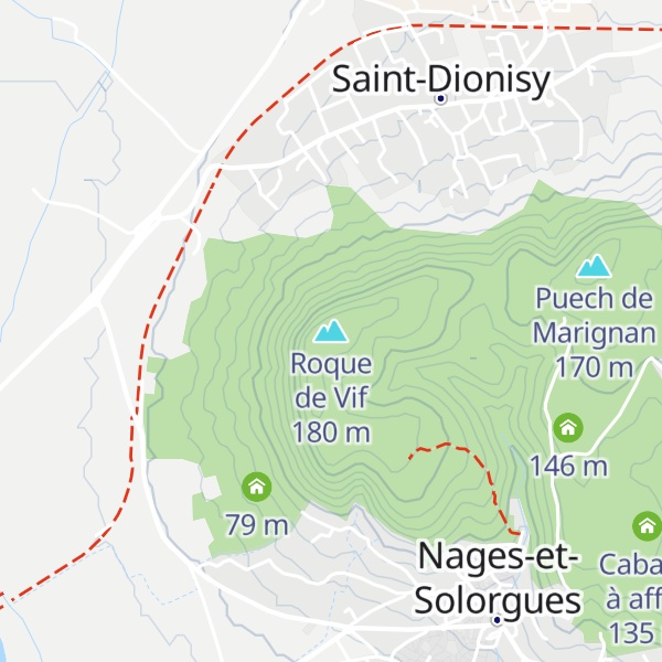 Map of Roque de Vif