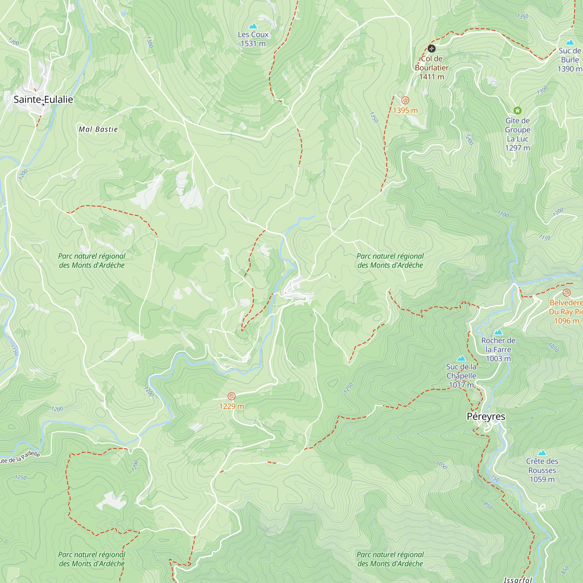 Gîte communal map