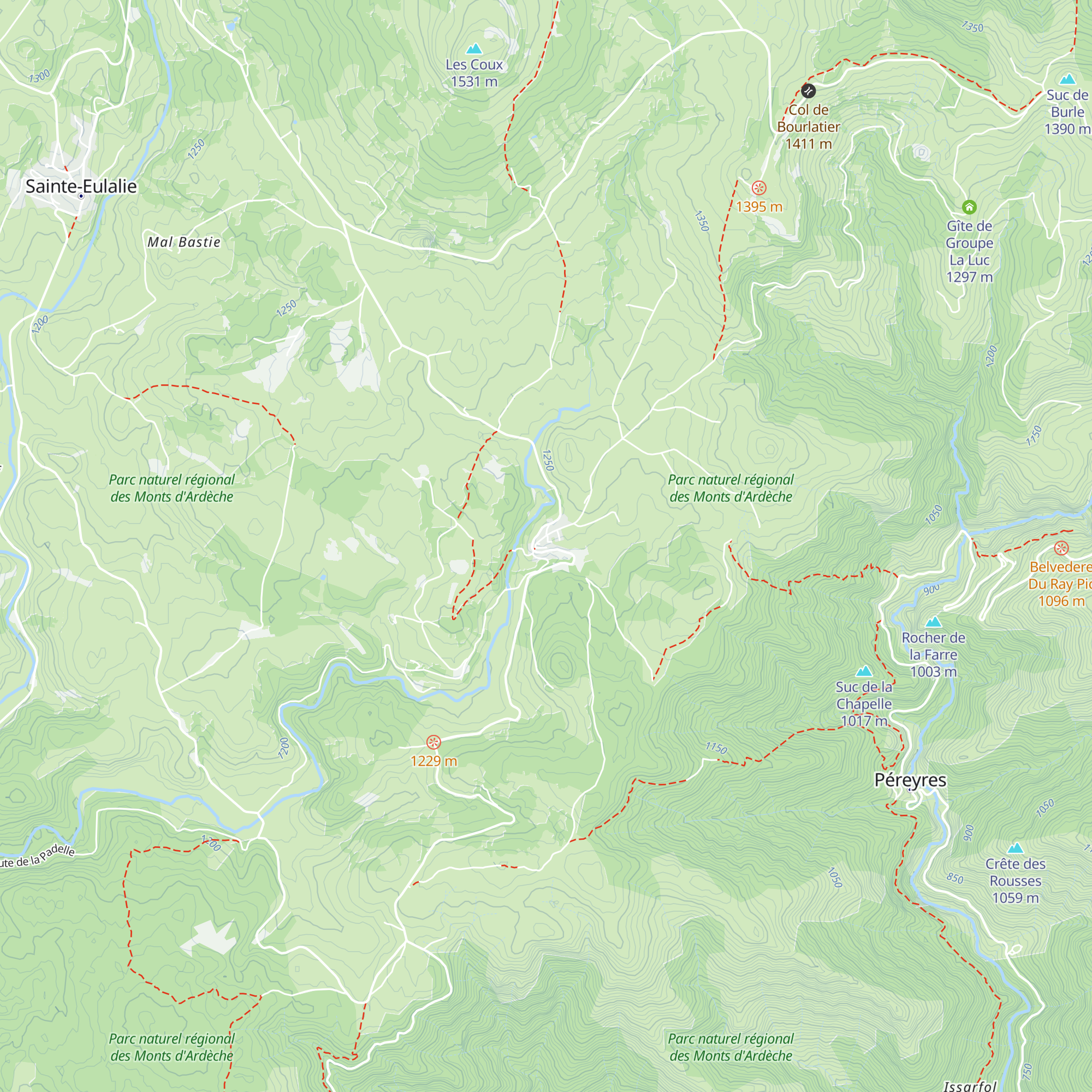 Gîte communal map