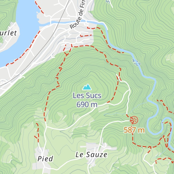 Map of Les Sucs