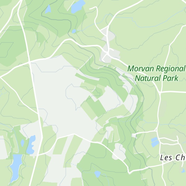 Map of Les Teureaux