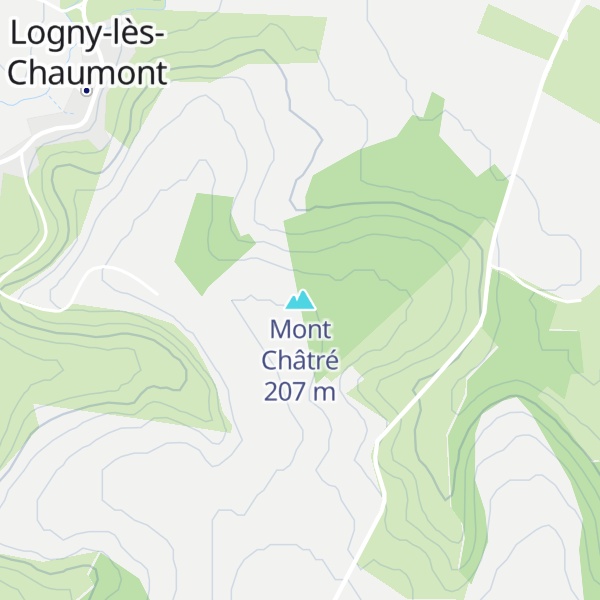 Map of Mont Châtré
