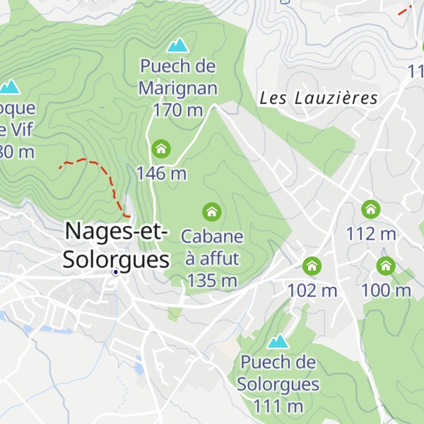 Map of Cabane à affut
