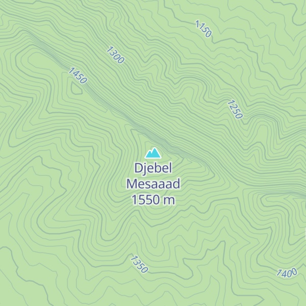 Map of Djebel Mesaaad