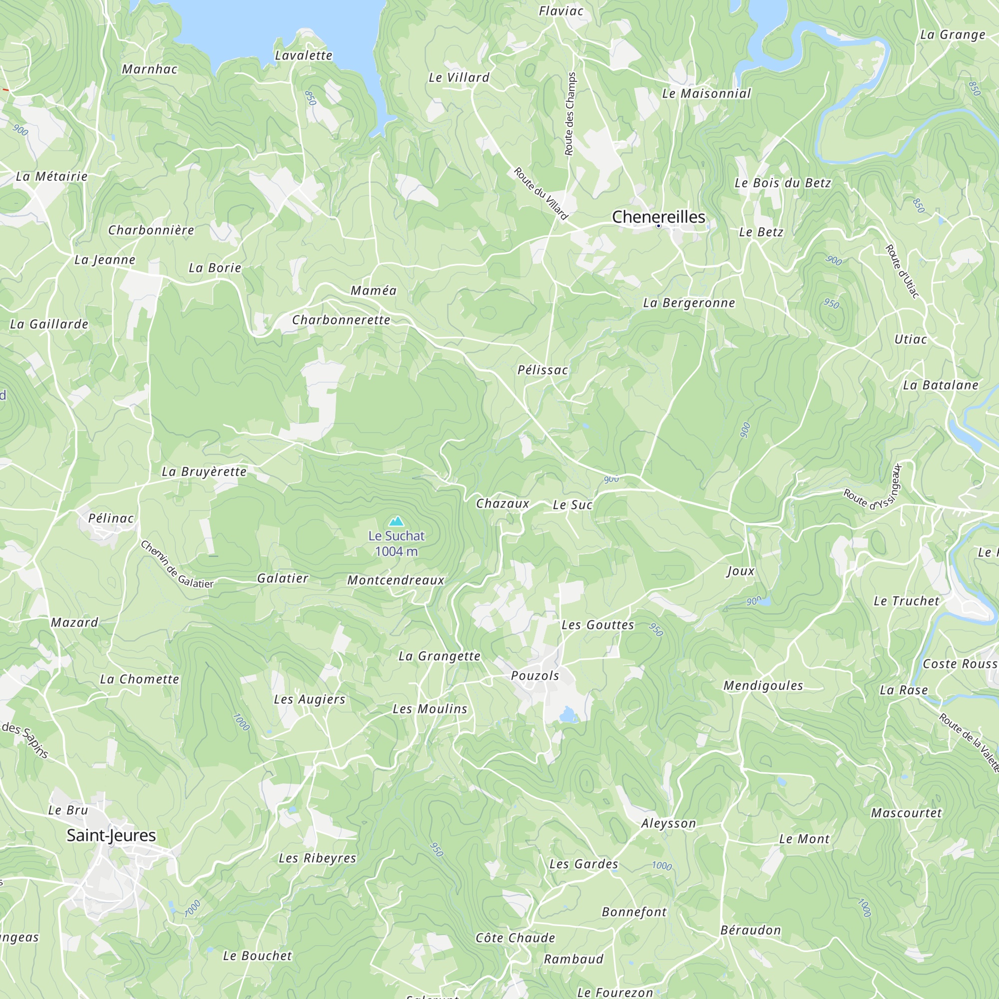 Gîte L'Ombelle map