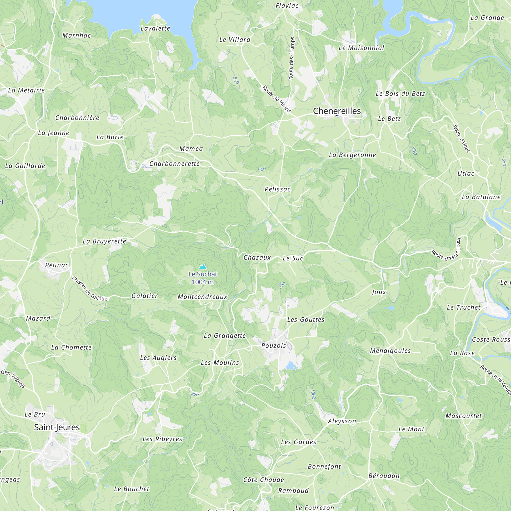 Gîte L'Ombelle map