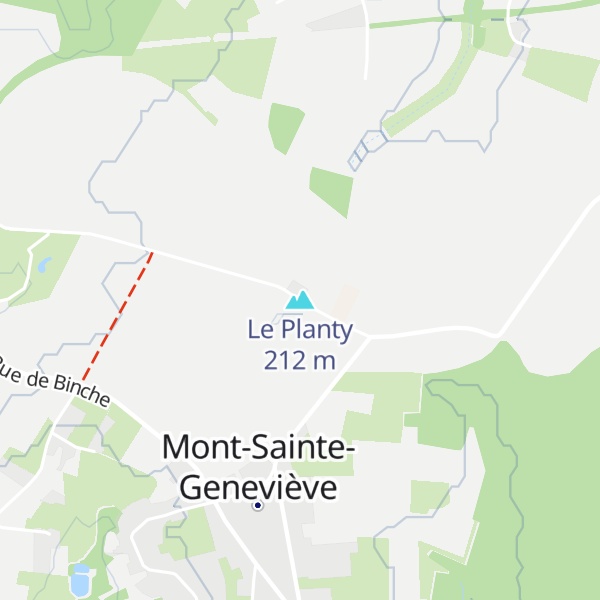 Map of Le Planty