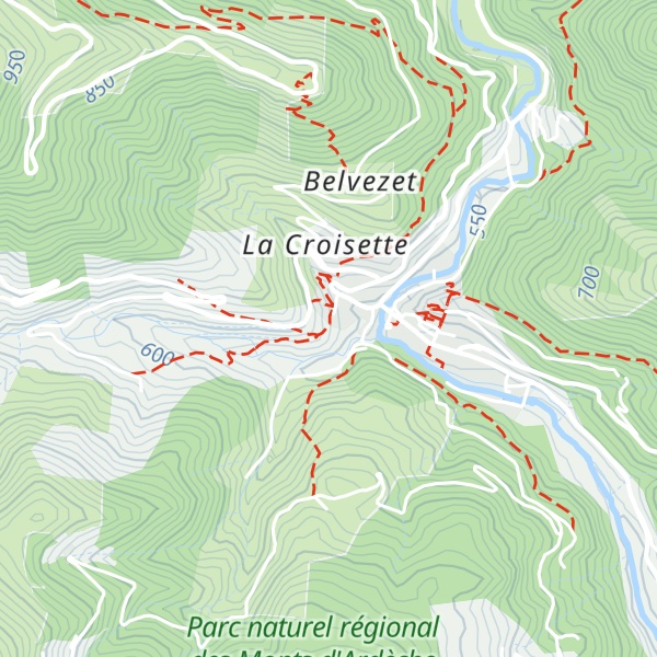 Map of Gîte du Martinel
