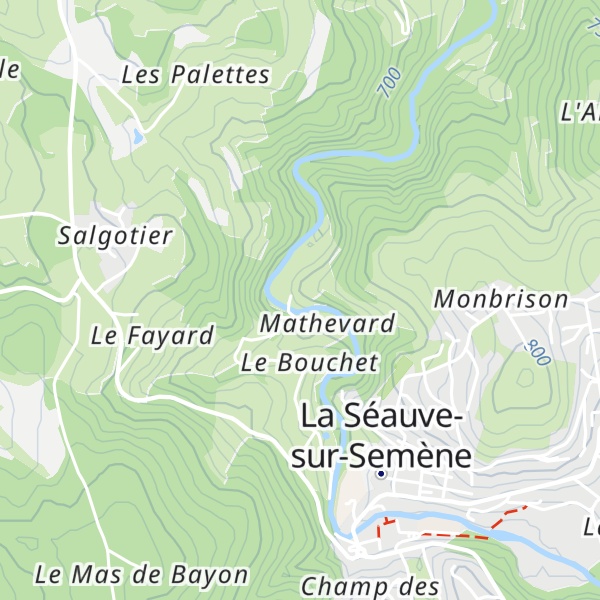 Map of Gîte de la Semène