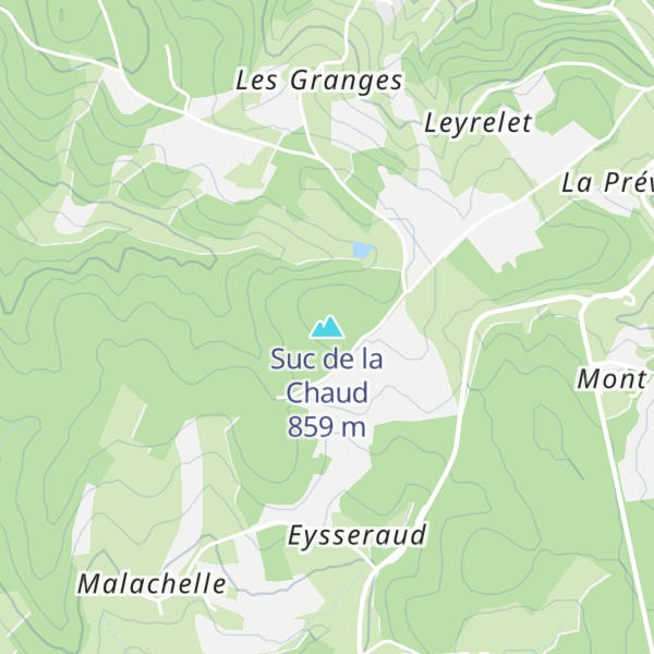 Map of Suc de la Chaud