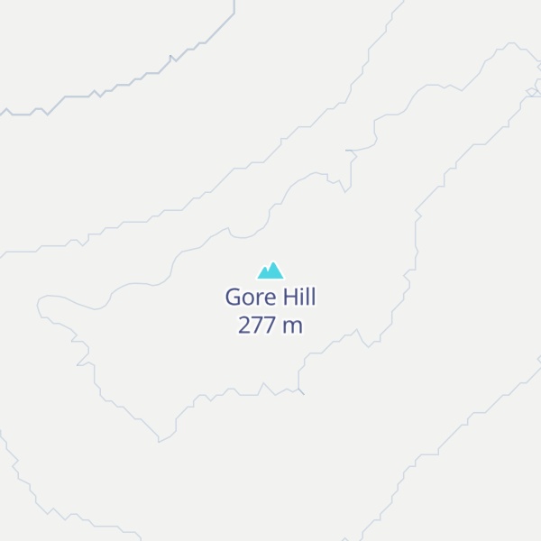 Map of Gore Hill