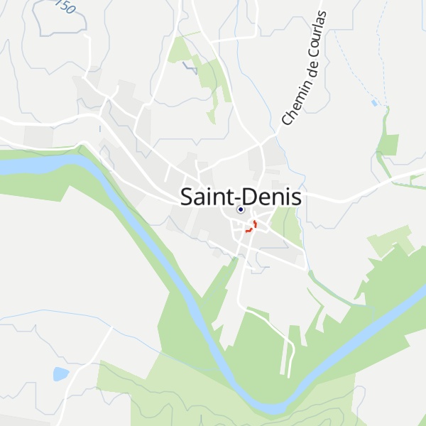 Map of Gîte La Maison Carrée