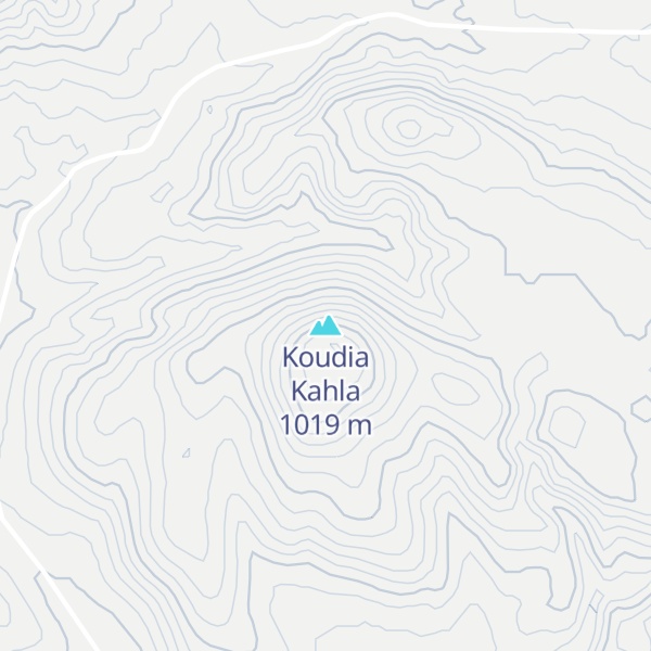Map of Koudia Kahla
