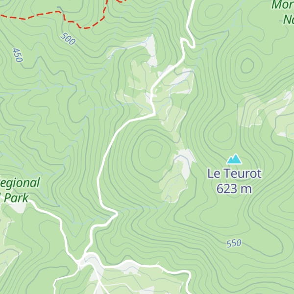 Map of Mont Sanglier
