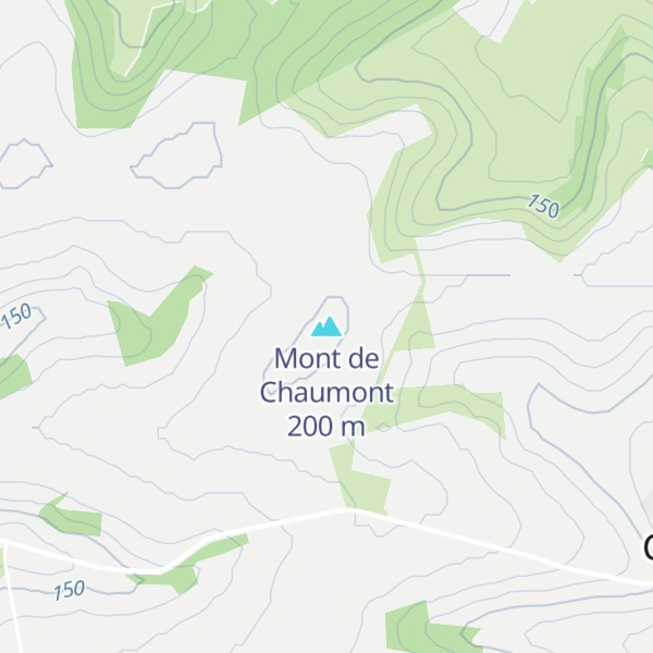 Map of Mont de Chaumont