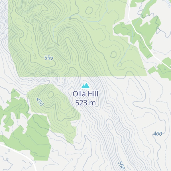Map of Olla Hill