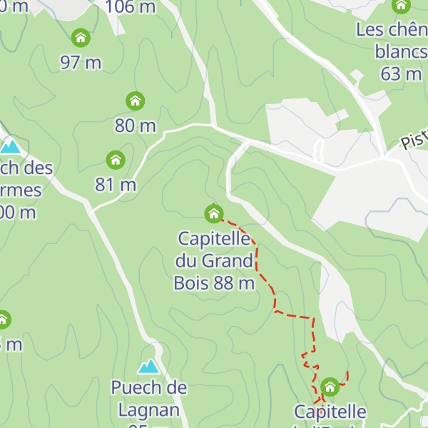 Map of Capitelle du Grand Bois