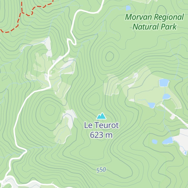 Map of La Coiffe