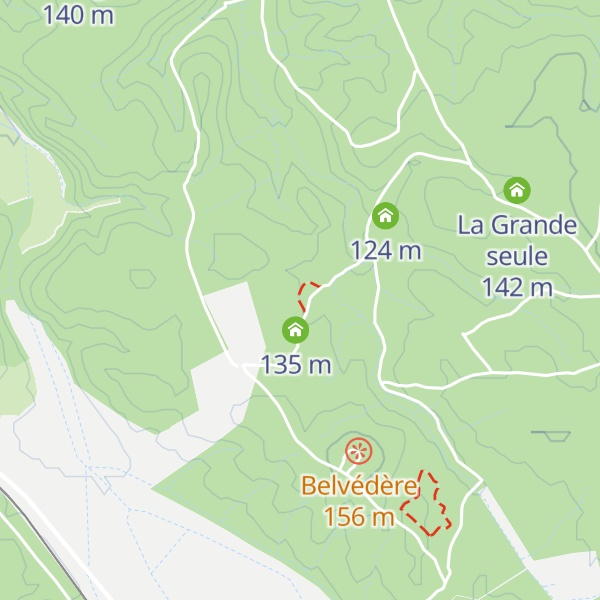 Map of Capitelle enclos des 2 cèdres n°1