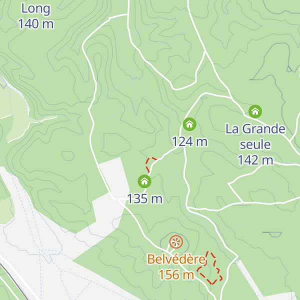 Map of Capitelle enclos des 2 cèdres n°2