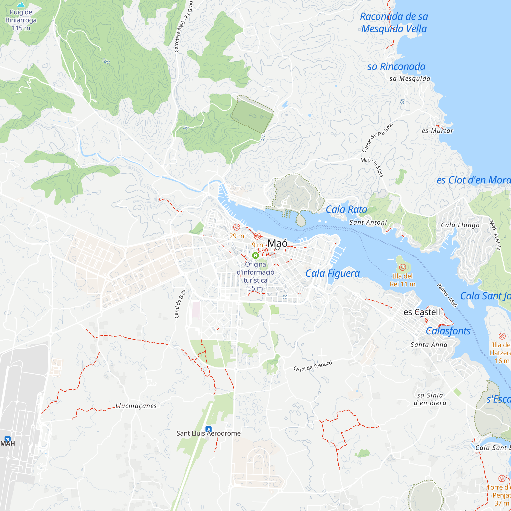 Oficina d'informació turística map